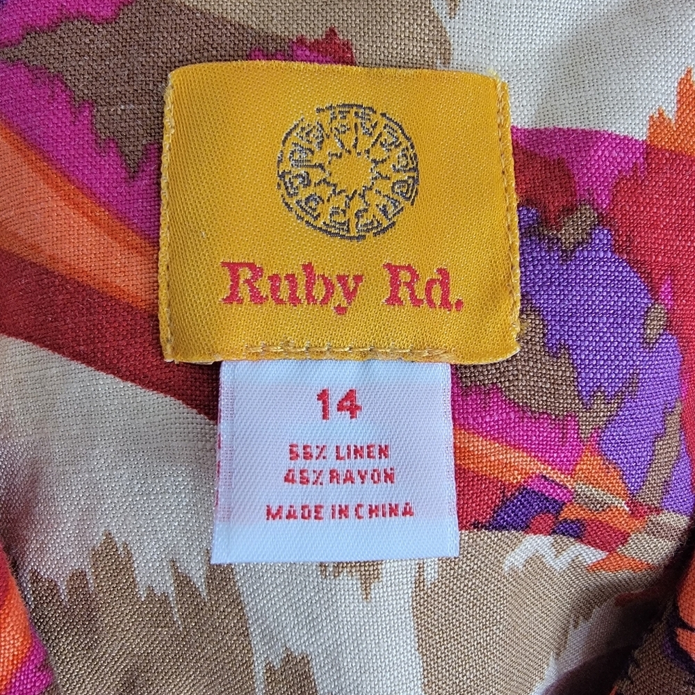 Ruby Rd. Multicolor Abstract Jacket - image 6